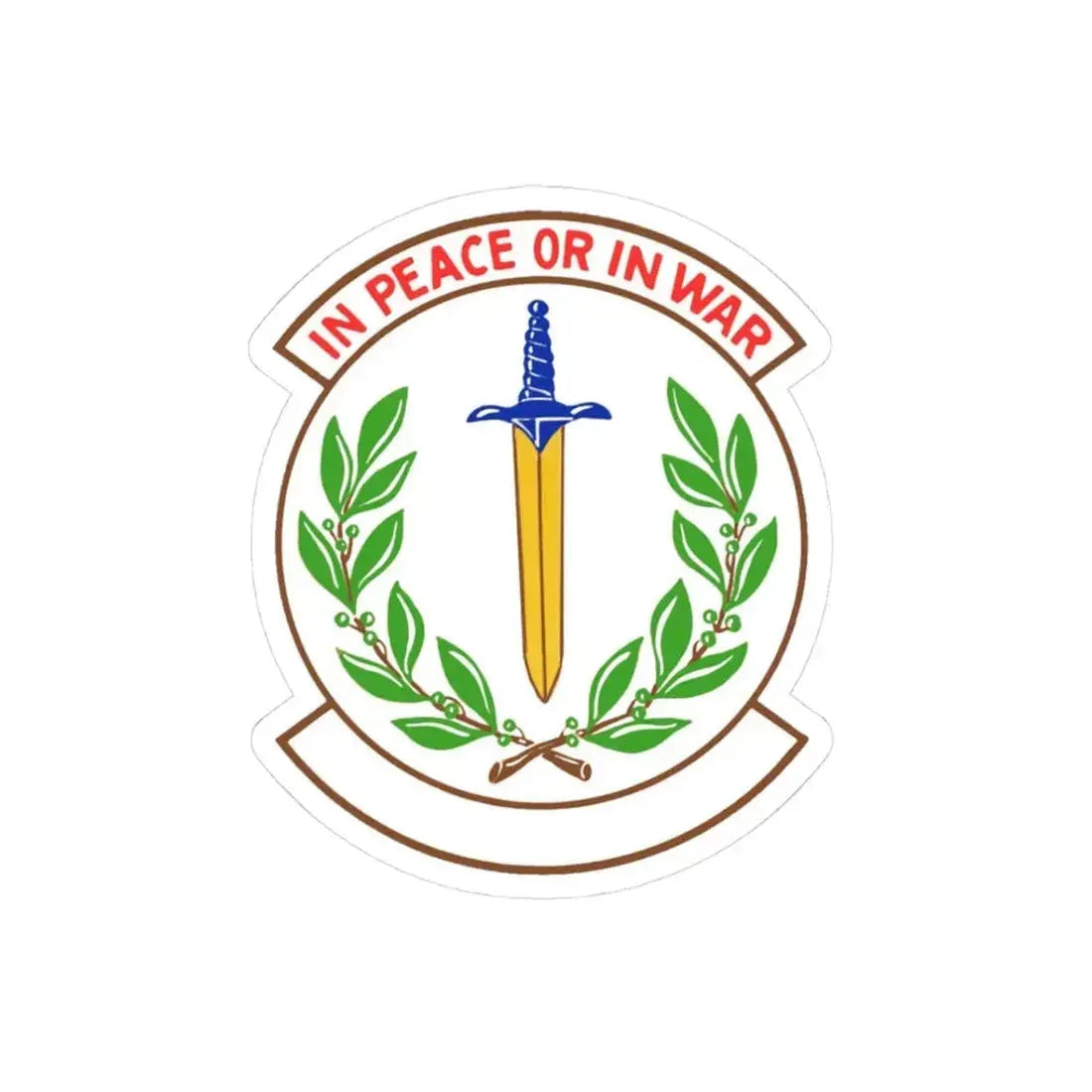 355 Security Forces Squadron ACC (U.S. Air Force) STICKER Vinyl Kiss-Cut Decal 3 Inch White - The Sticker Space