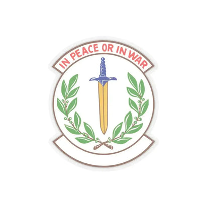 355 Security Forces Squadron ACC (U.S. Air Force) STICKER Vinyl Kiss-Cut Decal 4 Inch Transparent - The Sticker Space