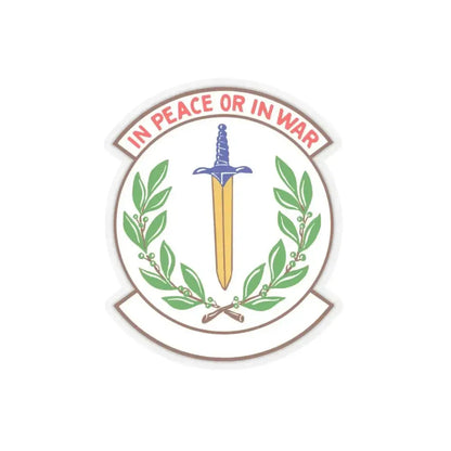 355 Security Forces Squadron ACC (U.S. Air Force) STICKER Vinyl Kiss-Cut Decal 6 Inch Transparent - The Sticker Space