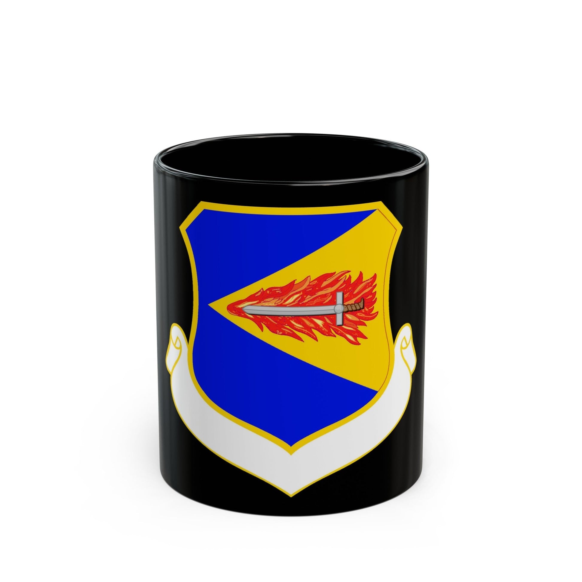 355 Wing ACC (U.S. Air Force) Black Coffee Mug-11oz-The Sticker Space