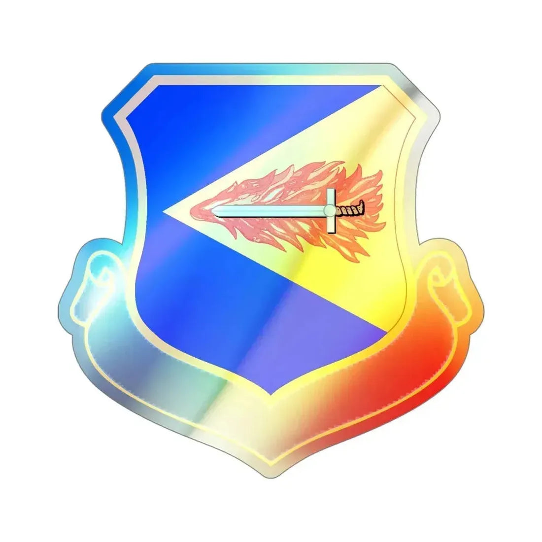 355 Wing ACC (U.S. Air Force) Holographic STICKER Die-Cut Vinyl Decal 4 Inch Holographic - The Sticker Space