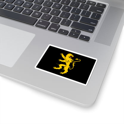 Flag of Ceredigion (United Kingdom) STICKER Vinyl Kiss-Cut Decal