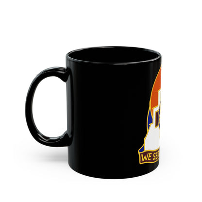 356 Field Hospital (U.S. Army) Black Coffee Mug-The Sticker Space