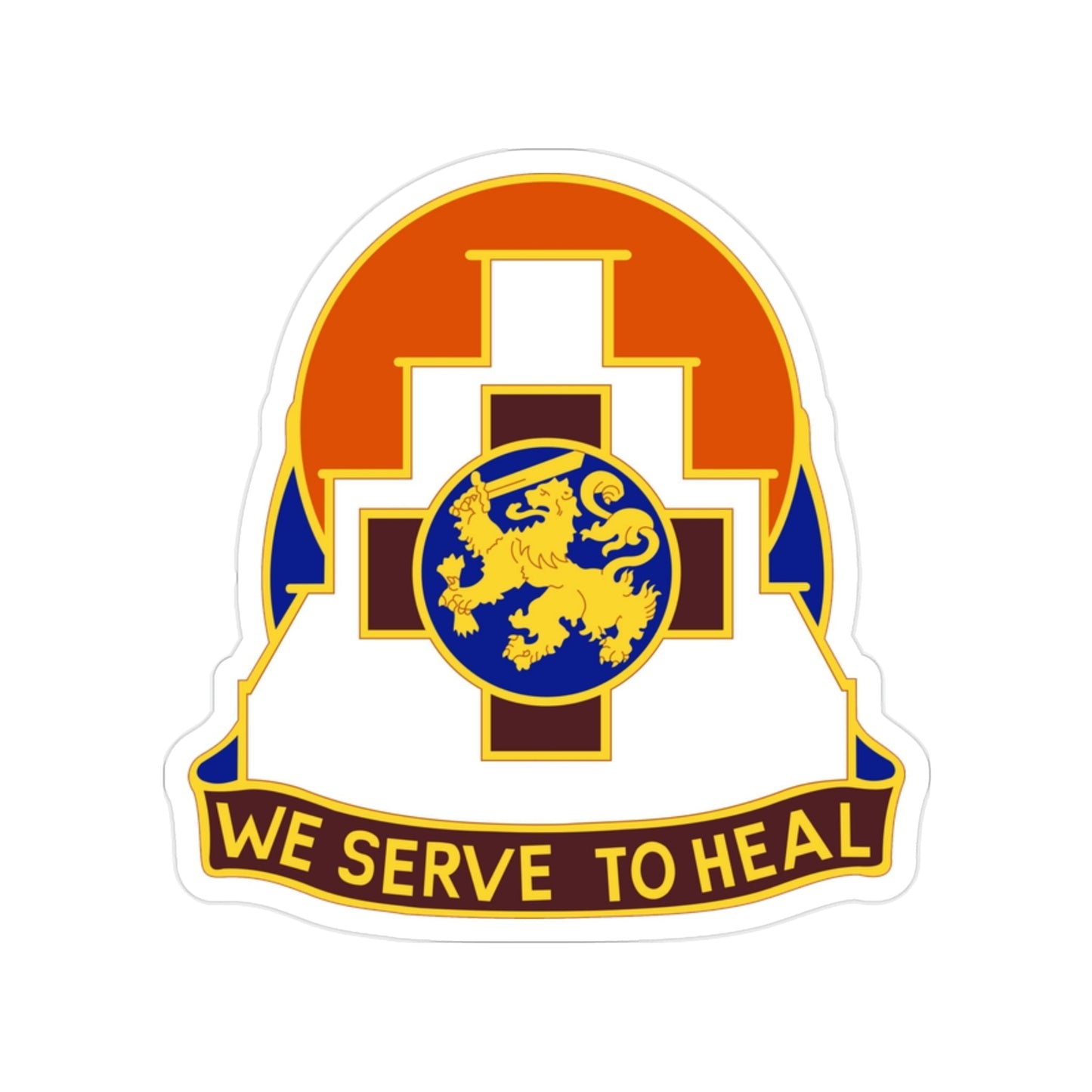 356 Field Hospital (U.S. Army) Transparent STICKER Die-Cut Vinyl Decal-2 Inch-The Sticker Space