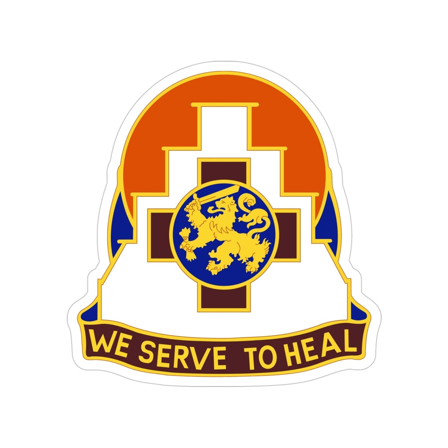 356 Field Hospital (U.S. Army) Transparent STICKER Die-Cut Vinyl Decal-4 Inch-The Sticker Space