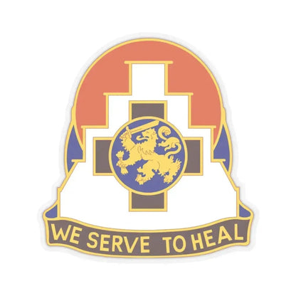 356 Field Hospital (U.S. Army) STICKER Vinyl Kiss-Cut Decal 3 Inch Transparent - The Sticker Space