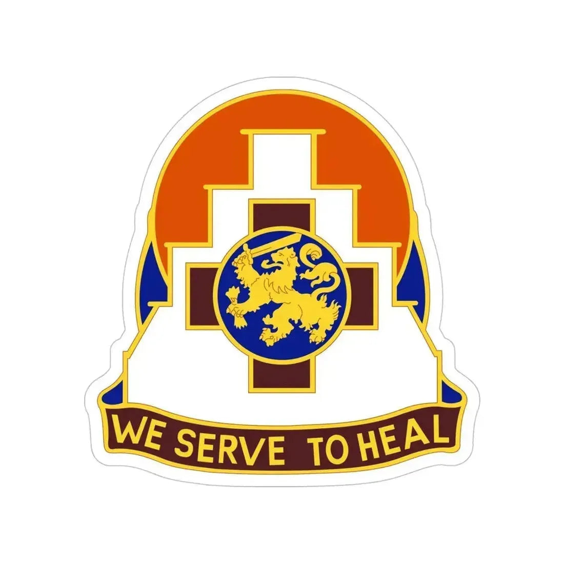 356 Field Hospital (U.S. Army) Transparent STICKER Die-Cut Vinyl Decal 5 Inch - The Sticker Space