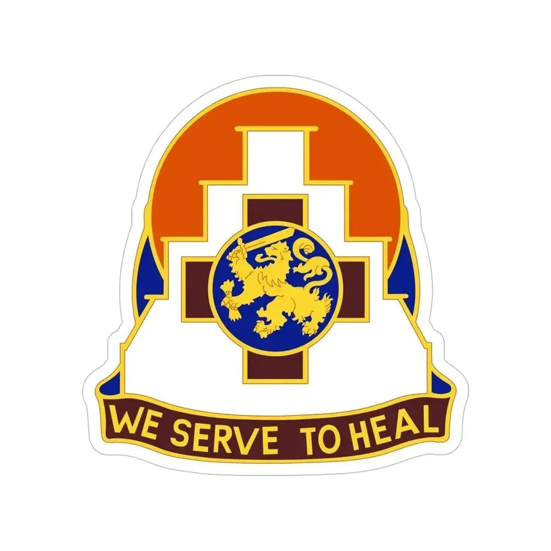 356 Field Hospital (U.S. Army) Transparent STICKER Die-Cut Vinyl Decal 6 Inch - The Sticker Space