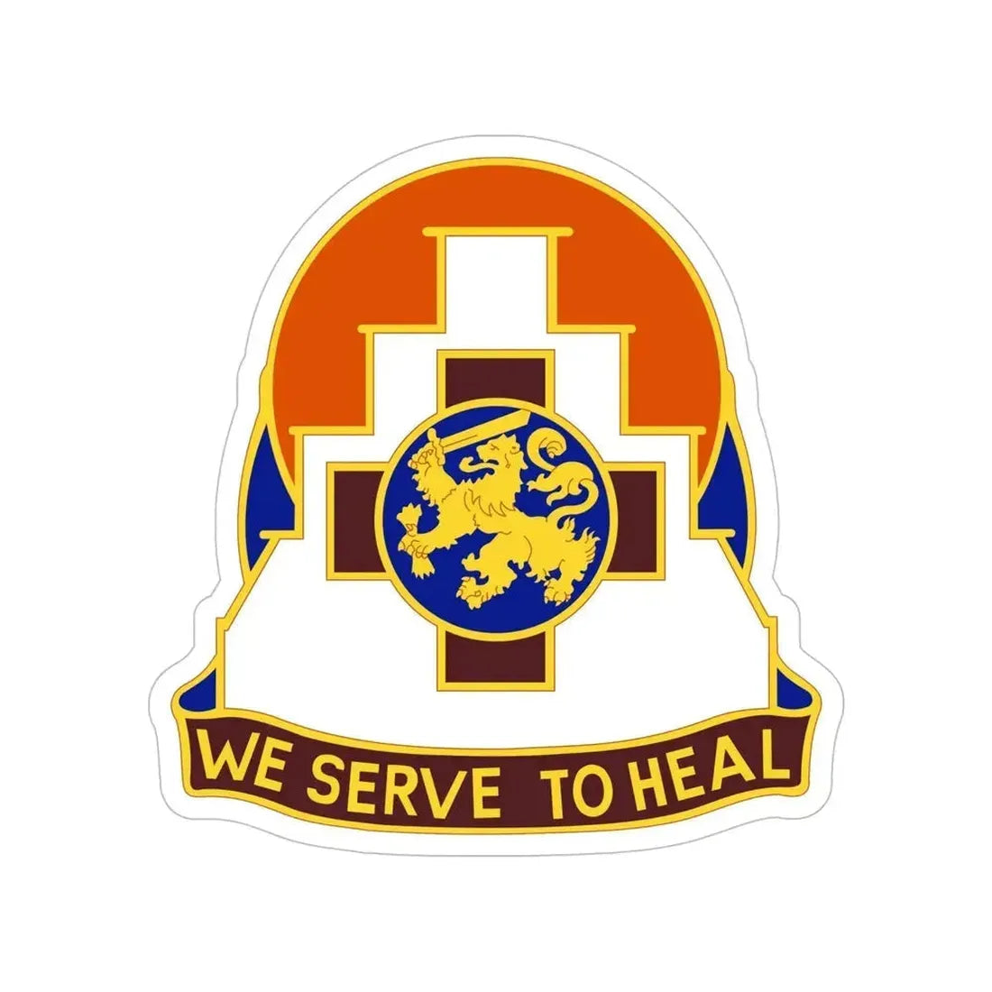 356 Field Hospital (U.S. Army) Transparent STICKER Die-Cut Vinyl Decal - The Sticker Space