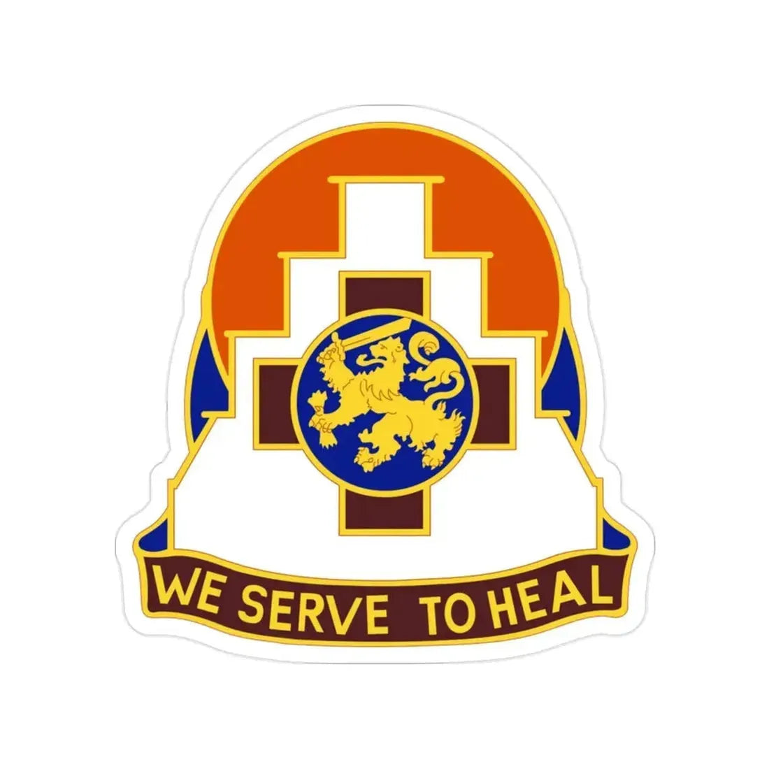 356 Field Hospital (U.S. Army) Transparent STICKER Die-Cut Vinyl Decal - The Sticker Space