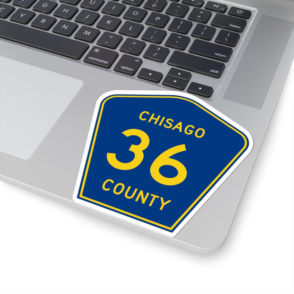 Chisago County 36 (Minnesota) (Road Sign) STICKER Vinyl Kiss-Cut Decal