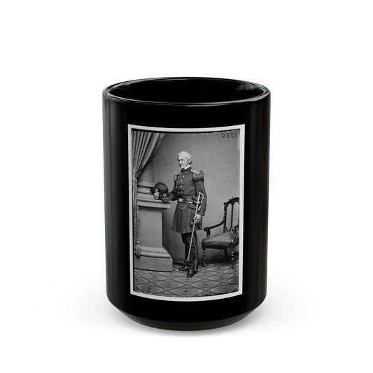 Portrait Of Brig. And Adjutant-Gen. Lorenzo Thomas, Officer Of The Federal Army (U.S. Civil War) Black Coffee Mug