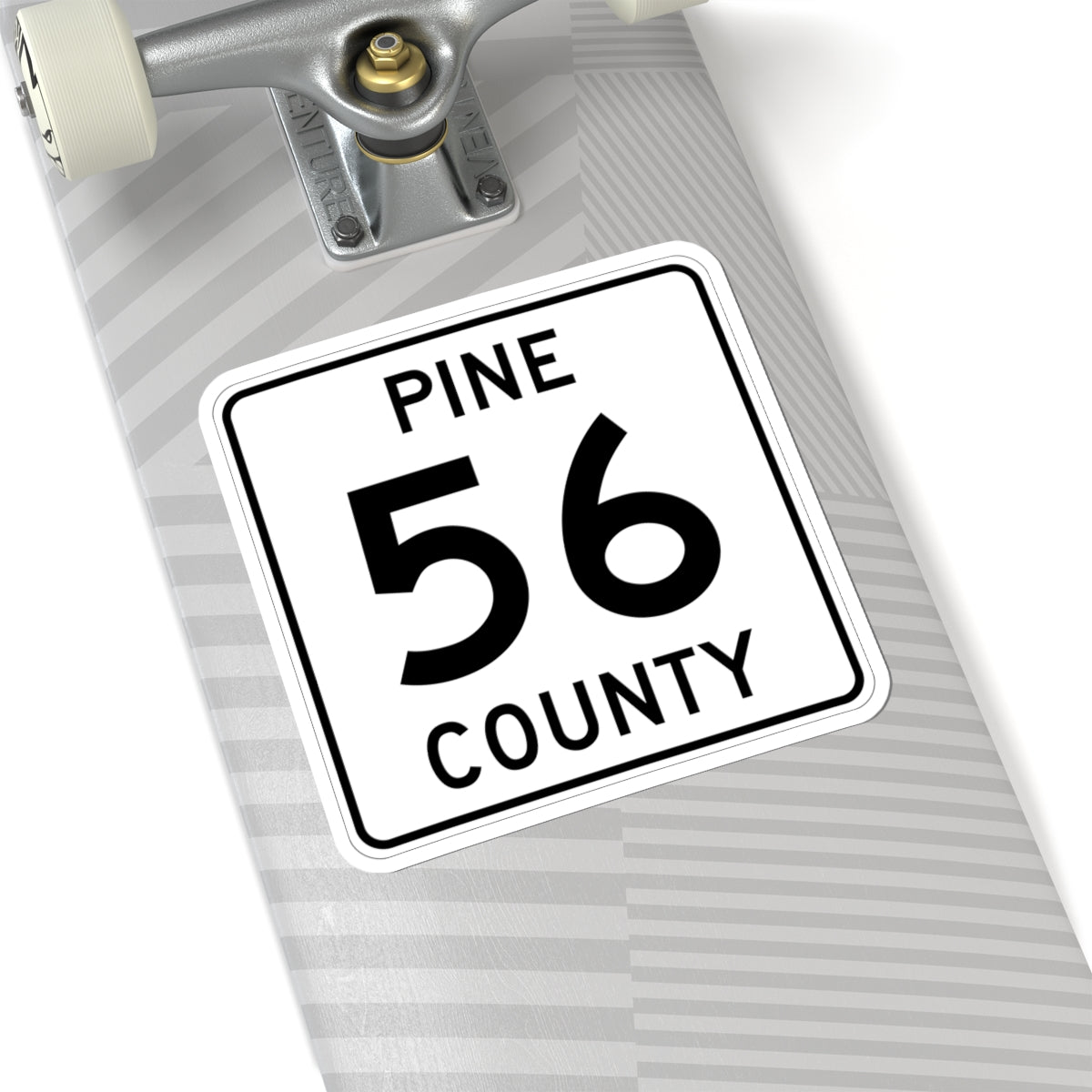Pine County Route 56 MN (Minnesota) (Road Sign) STICKER Vinyl Kiss-Cut Decal