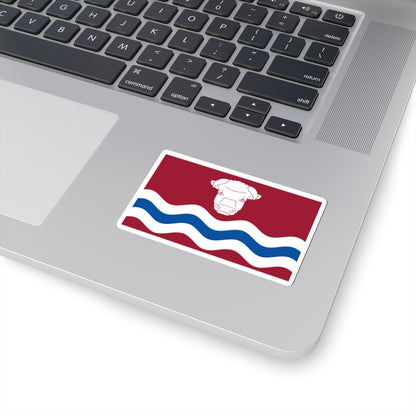 County Flag Of Herefordshire (England) STICKER Vinyl Kiss-Cut Decal