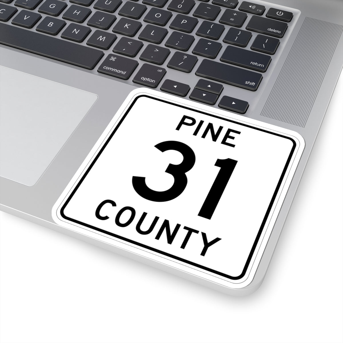 Pine County Route 31 MN (Minnesota) (Road Sign) STICKER Vinyl Kiss-Cut Decal
