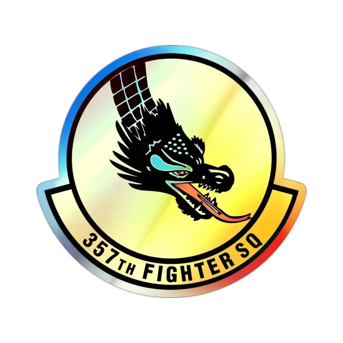 357th Fighter Squadron (U.S. Air Force) Holographic STICKER Die-Cut Vinyl Decal - The Sticker Space