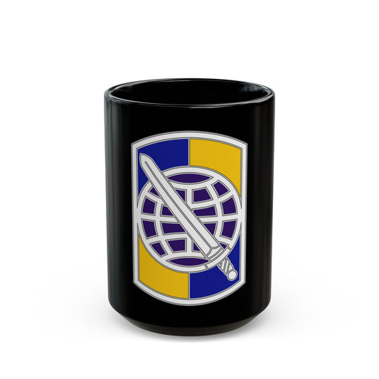 358 Civil Affairs Brigade 2 (U.S. Army) Black Coffee Mug-15oz-The Sticker Space