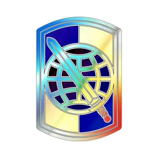 358 Civil Affairs Brigade 2 (U.S. Army) Holographic STICKER Die-Cut Vinyl Decal 6 Inch Holographic - The Sticker Space