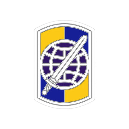 358 Civil Affairs Brigade 2 (U.S. Army) REVERSE PRINT Transparent Die-Cut STICKER 2 Inch Die-Cut Transparent - The Sticker Space