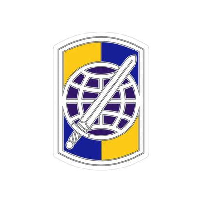 358 Civil Affairs Brigade 2 (U.S. Army) REVERSE PRINT Transparent Die-Cut STICKER - The Sticker Space