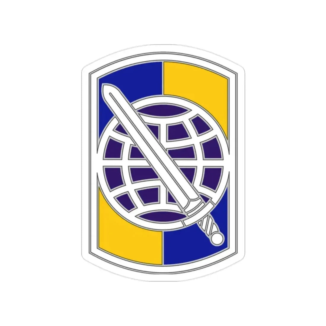 358 Civil Affairs Brigade 2 (U.S. Army) Transparent STICKER Die-Cut Vinyl Decal 2 Inch - The Sticker Space