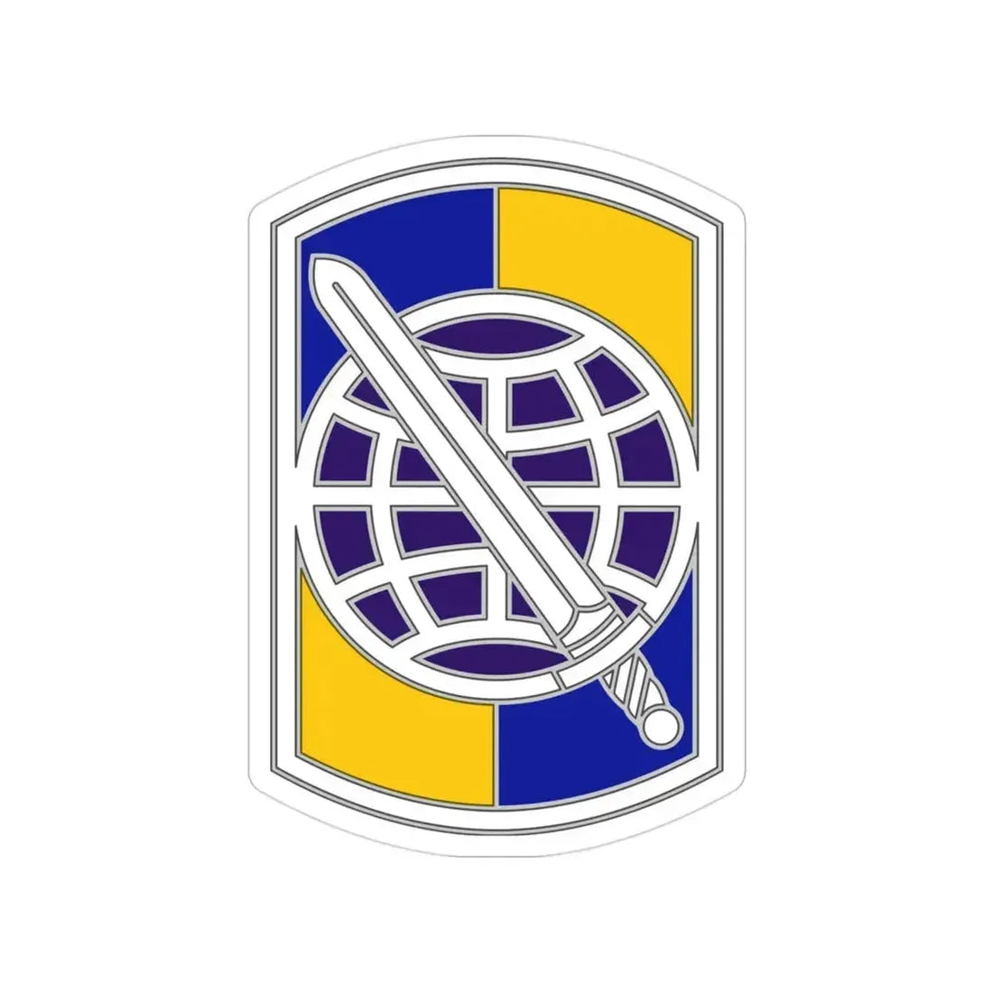 358 Civil Affairs Brigade 2 (U.S. Army) Transparent STICKER Die-Cut Vinyl Decal 3 Inch - The Sticker Space