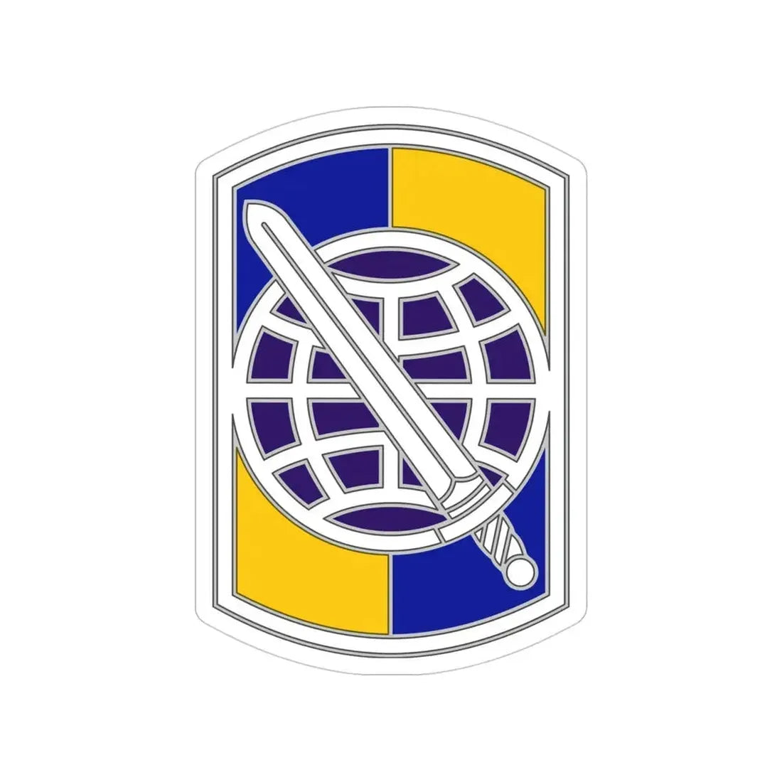 358 Civil Affairs Brigade 2 (U.S. Army) Transparent STICKER Die-Cut Vinyl Decal 4 Inch - The Sticker Space