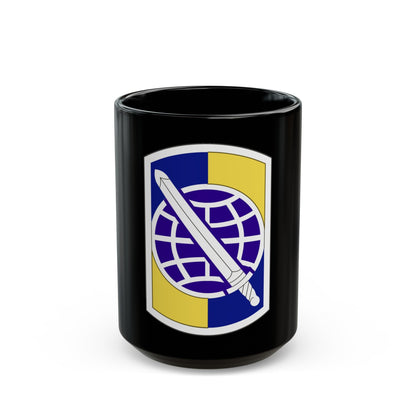 358 Civil Affairs Brigade (U.S. Army) Black Coffee Mug-15oz-The Sticker Space