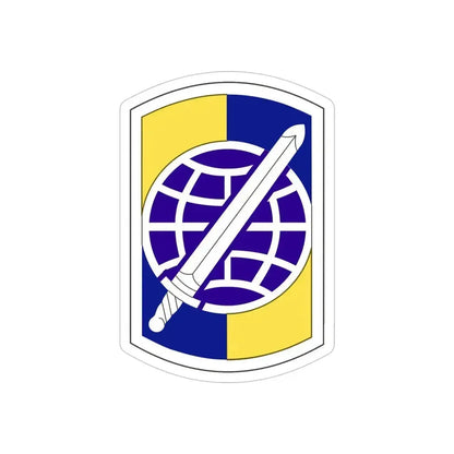 358 Civil Affairs Brigade (U.S. Army) REVERSE PRINT Transparent Die-Cut STICKER 5 Inch Die-Cut Transparent - The Sticker Space