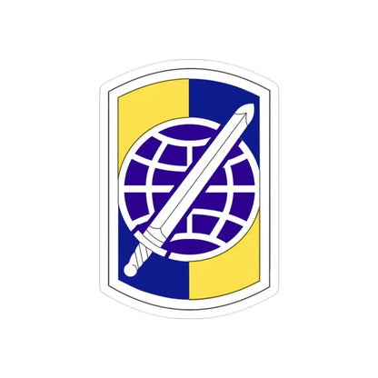 358 Civil Affairs Brigade (U.S. Army) REVERSE PRINT Transparent Die-Cut STICKER - The Sticker Space