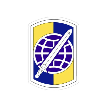 358 Civil Affairs Brigade (U.S. Army) REVERSE PRINT Transparent Die-Cut STICKER - The Sticker Space