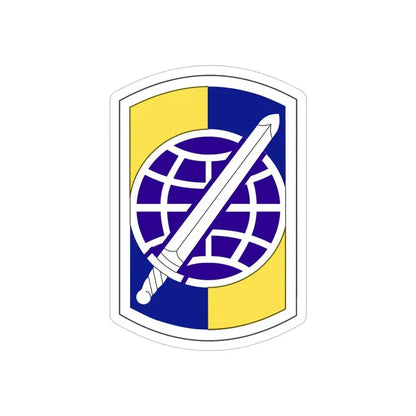 358 Civil Affairs Brigade (U.S. Army) REVERSE PRINT Transparent Die-Cut STICKER - The Sticker Space