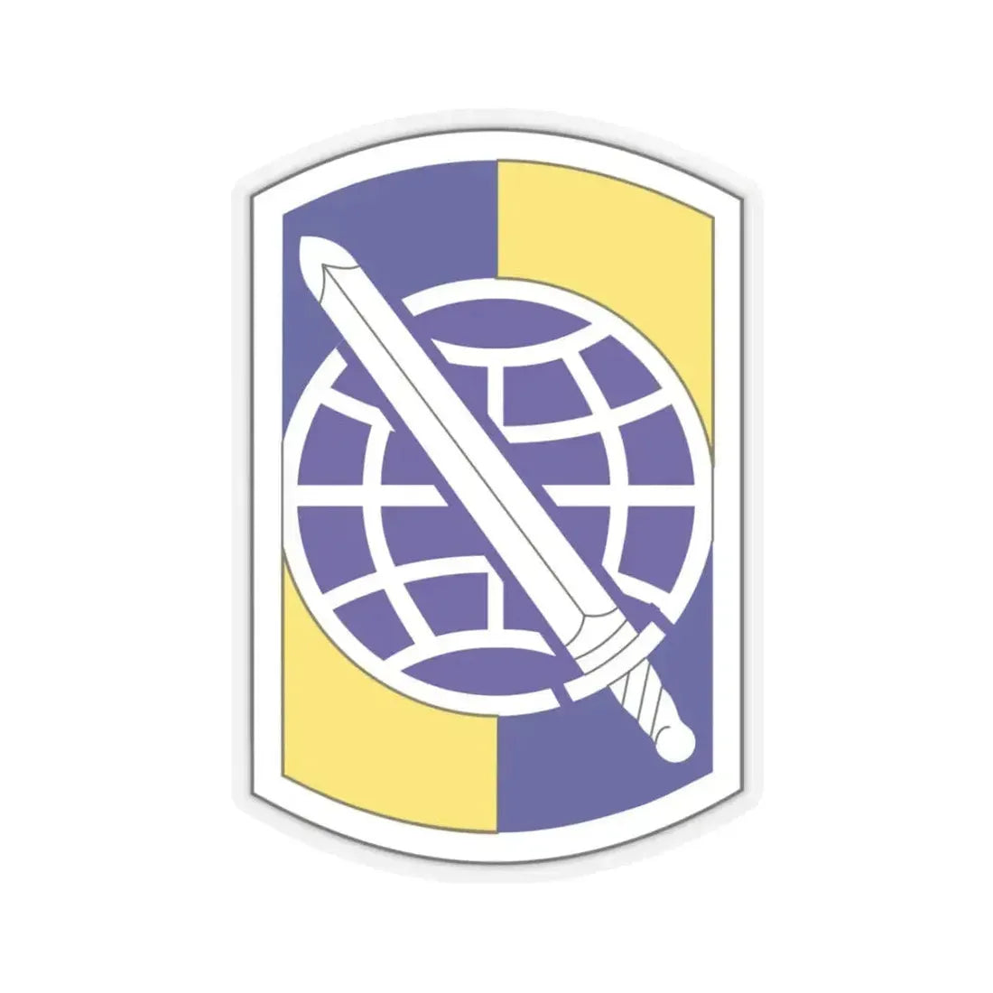 358 Civil Affairs Brigade (U.S. Army) STICKER Vinyl Kiss-Cut Decal 3 Inch Transparent - The Sticker Space