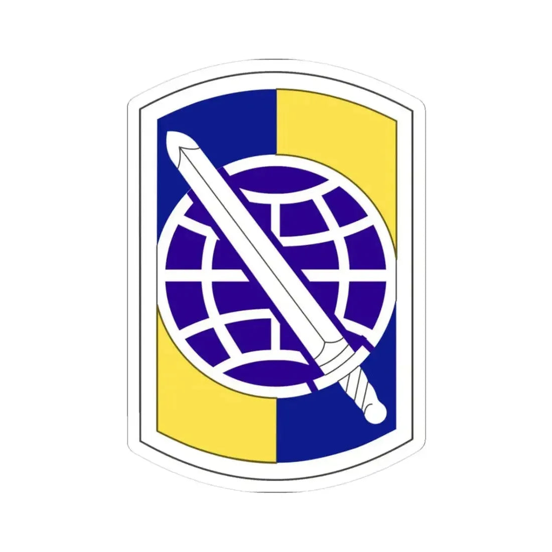 358 Civil Affairs Brigade (U.S. Army) STICKER Vinyl Kiss-Cut Decal 3 Inch White - The Sticker Space