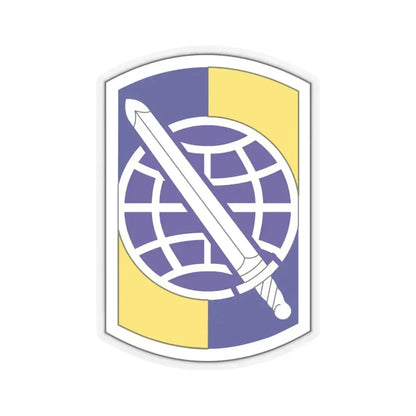 358 Civil Affairs Brigade (U.S. Army) STICKER Vinyl Kiss-Cut Decal 4 Inch Transparent - The Sticker Space