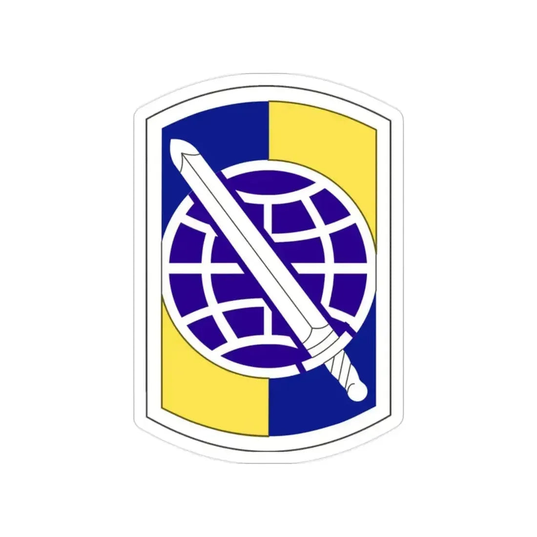 358 Civil Affairs Brigade (U.S. Army) Transparent STICKER Die-Cut Vinyl Decal 2 Inch - The Sticker Space