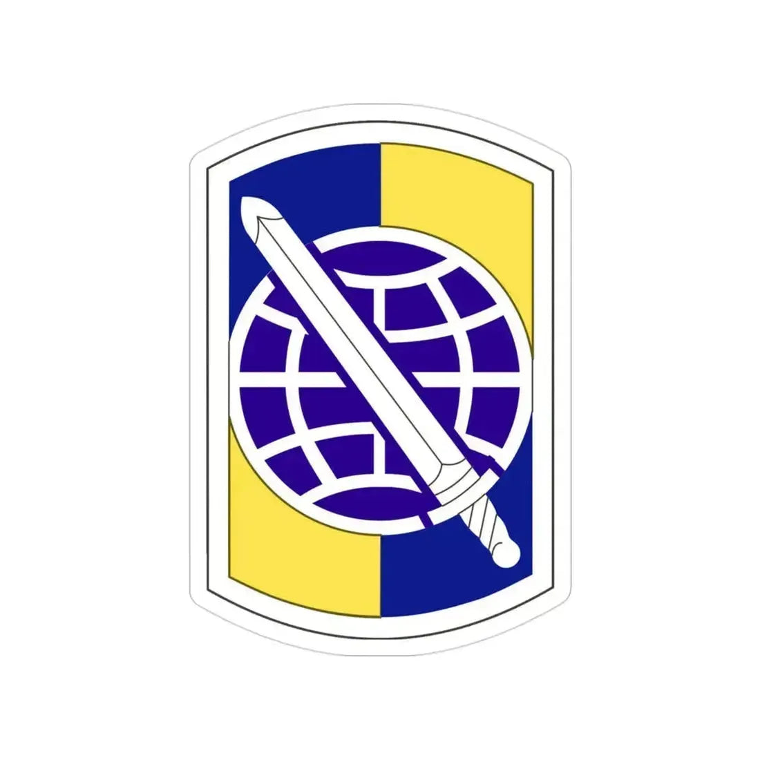 358 Civil Affairs Brigade (U.S. Army) Transparent STICKER Die-Cut Vinyl Decal 3 Inch - The Sticker Space