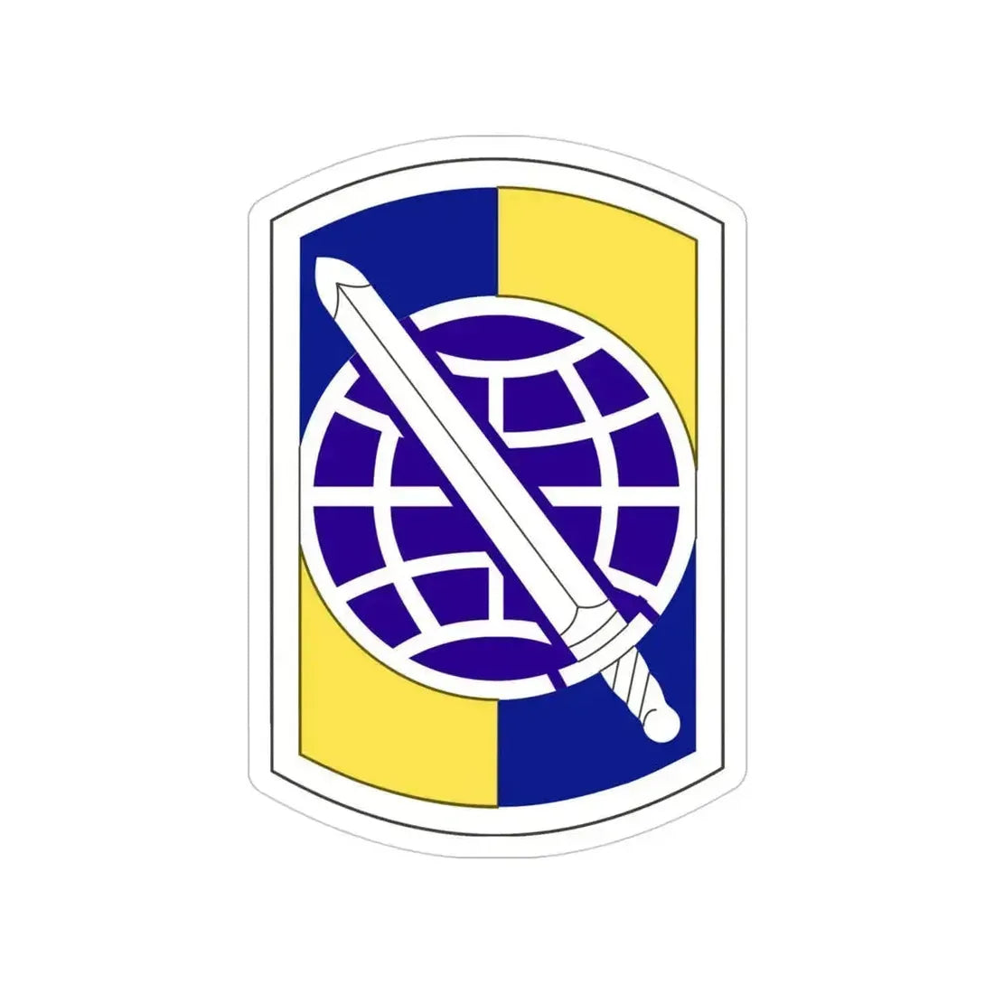 358 Civil Affairs Brigade (U.S. Army) Transparent STICKER Die-Cut Vinyl Decal 4 Inch - The Sticker Space