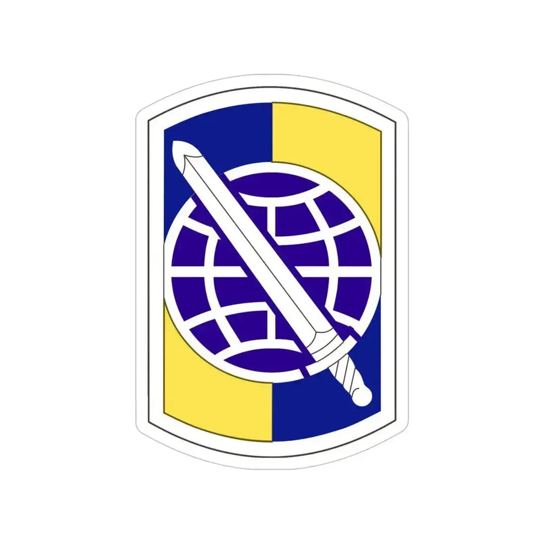 358 Civil Affairs Brigade (U.S. Army) Transparent STICKER Die-Cut Vinyl Decal 5 Inch - The Sticker Space