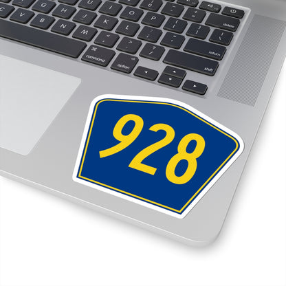 PR secondary 928 (Puerto Rico) (Road Sign) STICKER Vinyl Kiss-Cut Decal
