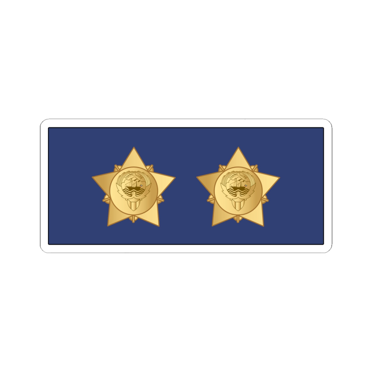 06. KAF CWO (Kuwait) (Military Rank) STICKER Vinyl Kiss-Cut Decal