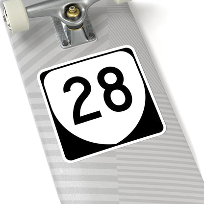 Virginia 28 (Virginia) (Road Sign) STICKER Vinyl Kiss-Cut Decal