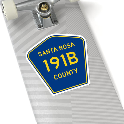 Santa Rosa County 191B (Florida) (Road Sign) STICKER Vinyl Kiss-Cut Decal