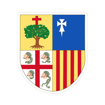 Shield of Aragon (Spain) (Coat of Arms) STICKER Vinyl Kiss-Cut Decal