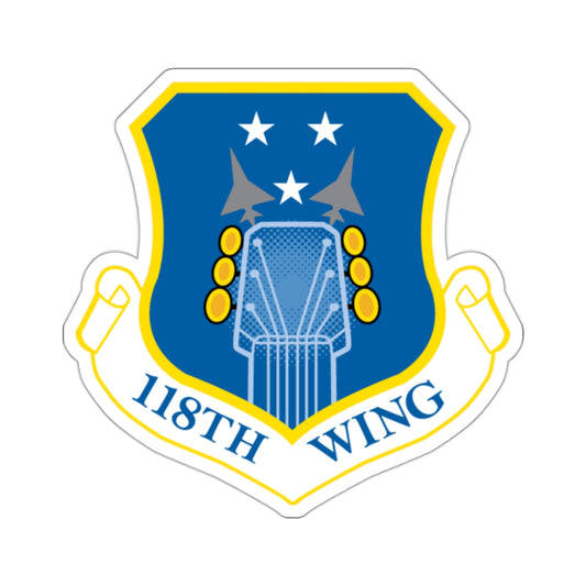 118th Wing ANG (U.S. Air Force) STICKER Vinyl Kiss-Cut Decal