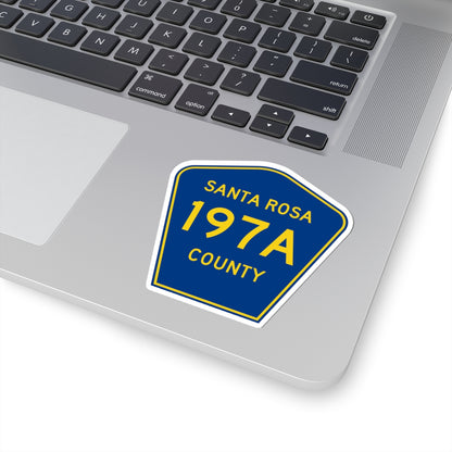 Santa Rosa County 197A (Florida) (Road Sign) STICKER Vinyl Kiss-Cut Decal