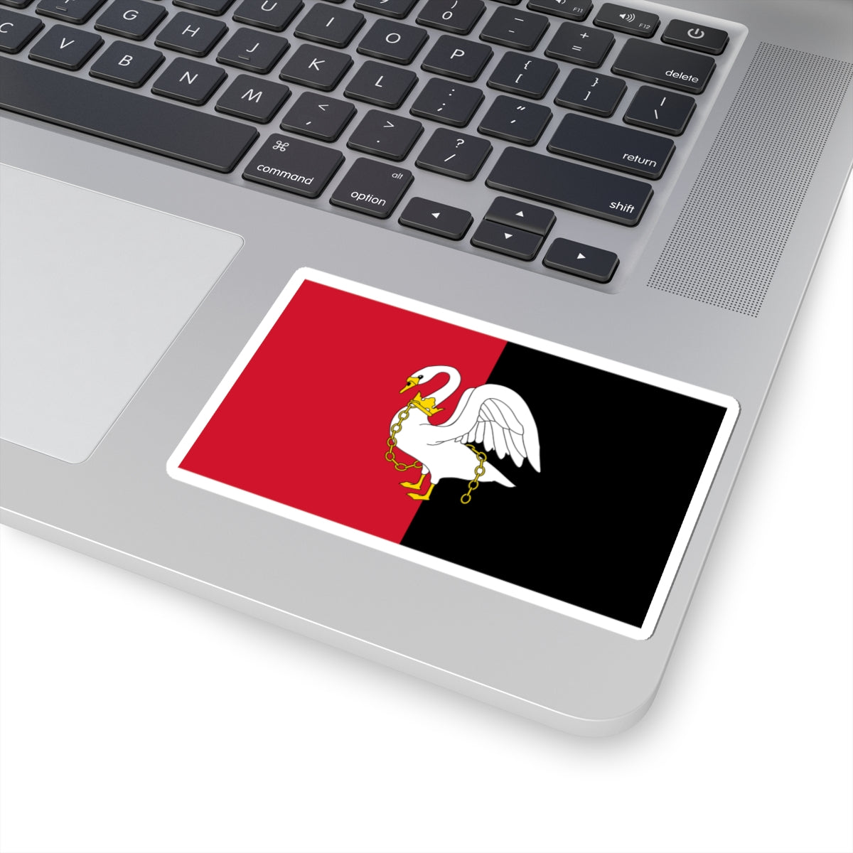 County Flag of Buckinghamshire (England) STICKER Vinyl Kiss-Cut Decal