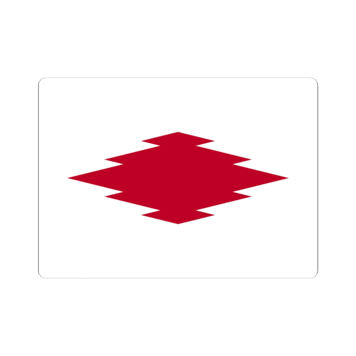 Flag of Shibata Niigata (Japan) STICKER Vinyl Kiss-Cut Decal