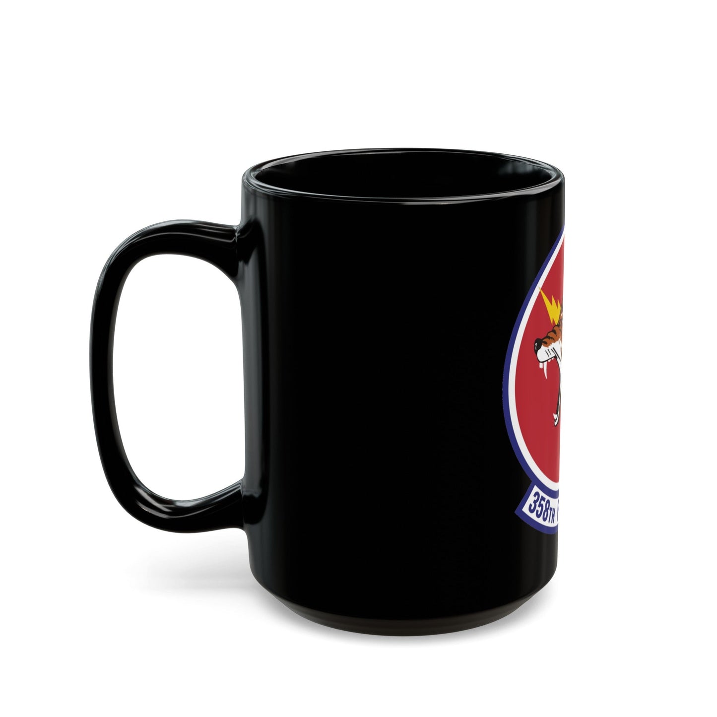 358th Fighter Squadron (U.S. Air Force) Black Coffee Mug-The Sticker Space