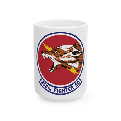 358th Fighter Squadron (U.S. Air Force) White Coffee Mug-15oz-The Sticker Space